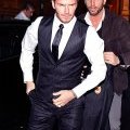 David Bechkam à la Fashion Week de Milan