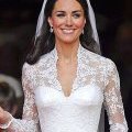 Kate Middleton en robe de mariée, similaire à celle de la princesse Isabella Orsini en avril 2011