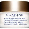 La crème multi-regénérante Nuit raffermissante de Clarins