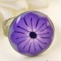 Bague fleur en Fimo