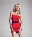 Kate Moss, ultra sexy dans une petite robe rouge Mango hiver 2012/13