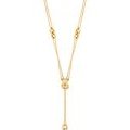 Collier en or jaune avec jeu de maillons en Y Marc Benedetti pour Maty Collection automne hiver 2011/2012