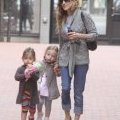 Sarah-Jessica Parker sur le chemin de l'école avec ses filles