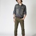 Chemise grise et pantalon vert IKKS collection automne hiver 2010-2011