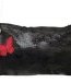 Pochette cocktail en cuir noir chez Lisanote