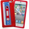 Housse en silicone cassette pour iPhone 5
