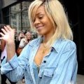 Rihanna et sa chevelure bicolore !