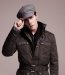 Blouson marron ceinture H&M homme collection hiver 2010 2011