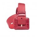 Ceinture Mango en cuir rose fermeture écaille Tendance Automne hiver 2011/2012