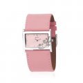 Montre Maty avec bracelet cuir rose Collection automne hiver 2011/2012