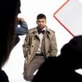 Séance de shooting chez HE by Mango avec Gerard Piqué