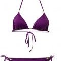 Bikini violet à nœud H&M Été 2010