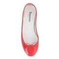 Les ballerines BB vernies rouge pastèque de Repetto