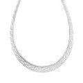 Collier maille argent avec effet diamant Maty Collection 2011