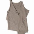 Gilet sans manches taupe déstructure épingle collection été 2011 Berenice femme