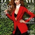 Miranda Kerr, cavalière sexy en couverture d'Harper's Bazaar