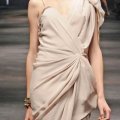 Robe crêpe nude Lanvin été 2010