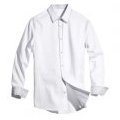 Chemise habillée blanche pour Homme en coton biologique mélangé Conscious Collection H&M Printemps-Eté 2011