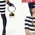 Robe hiver marinière moschino chapeau cow boy collection 2010 2011 femme