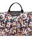 Sac pliage Longchamp en toile imprimé pilule par Jeremy Scott 2011