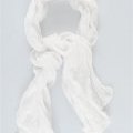 Foulard blanc en coton collection accessoire Cache Cache printemps-été 2011