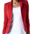 Veste Promod rouge vermillon style british Tendance automne Hiver 2012