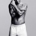 David Beckahm vêtu du caleçon H&M