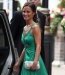 Pippa Middleton en robe de soirée verte