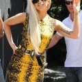 lady Gaga en tenue 