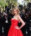 Cannes 2011 Frédérique Bel en robe rouge Paule Ka
