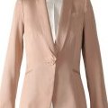 Veste longue masculine rose pâle tendance mode été 2011 nude Comptoir des Cotonniers collection femme