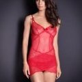 Body fushia en dentelle Agent Provocateur, collection lingerie femme automne hiver 2010 2011