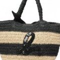 Sac de plage duo noir et blanc Agnès B Collection Printemps été 2011