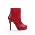 Bottines rouges a elastique Zara Collection chaussures femme 2011