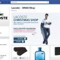 La nouvelle boutique de Lacoste sur Facebook