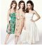 Miranda Kerr, Lindsey Wixson et Ava Smith : un trio sixties pour Ochirly