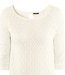 Pull en maille blanche