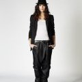 Pantalon large et veste noire IKKS collection femme automne-hiver 2010-2011