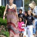 Heidi Klum entourée de ses enfants et de sa maman