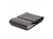 Cuir marron compact pour ce porte-chequier