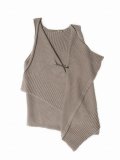 Gilet sans manches taupe déstructure épingle collection été 2011 Berenice femme
