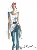 Un look tendance pour Rihanna chez Emporio Armani