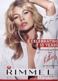 Rimmel et Kate Moss fêtent leur 10 ans  ensemble