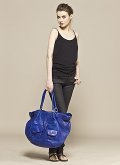 Sac indigo fermeture magnet