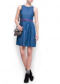 Robe en denim sans manche