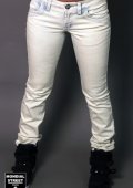 Slim streetwear blanc Black De La Rosa