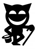 Logo de monsieur chat l’heureux