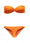Bikini bandeau orange color block collection été 2011 H&M