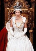 La reine Élisabeth II lors de son couronnement en 1953	