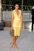 Solange Knowles en robe Marni jaune